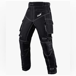 Men's Black Cargo Pants motorcycle